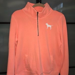 PINK Victoria's Secret half zip pullover